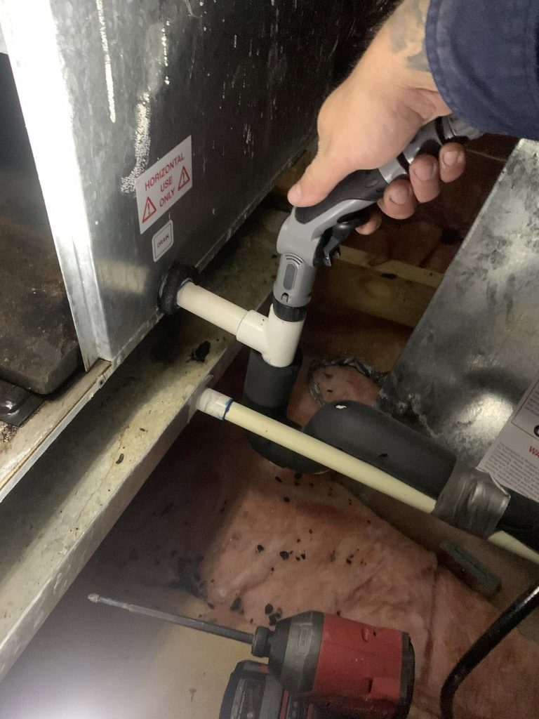 Maintenance visit on a residential system