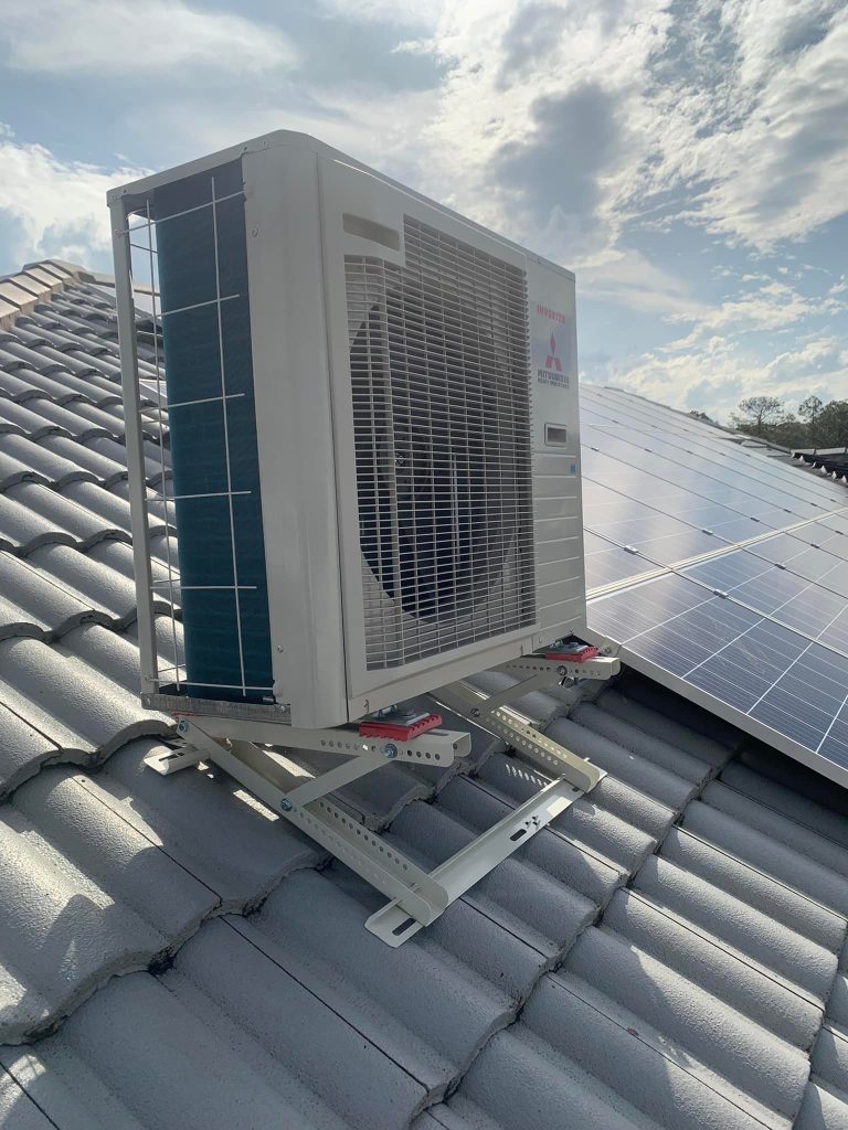 Ducted system work in a Shailer Park home